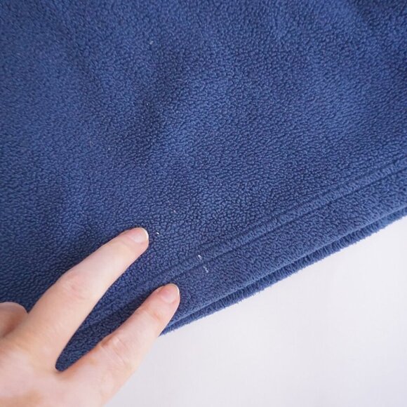 VTG '90S Northern Elements Blue Fleece Quarter Zip Hiking Pullover Sweater XL - Picture 10 of 10